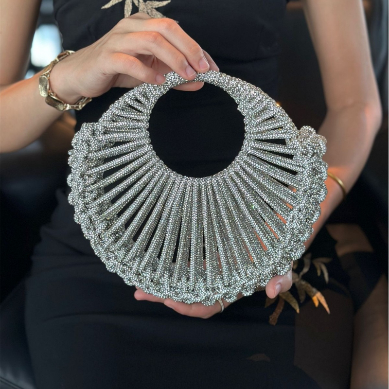Women Bags 2026 Trends - Shiny Clutch Evening Bag Female 2026