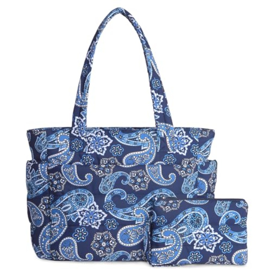 Women'S Bags Travel - TOPDesign Puffer Tote Bag for Women,
