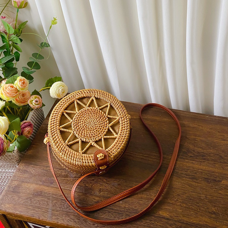 Vietnam Rattan Bag Round Woven – обзор и цена Women Bags Vietnam
