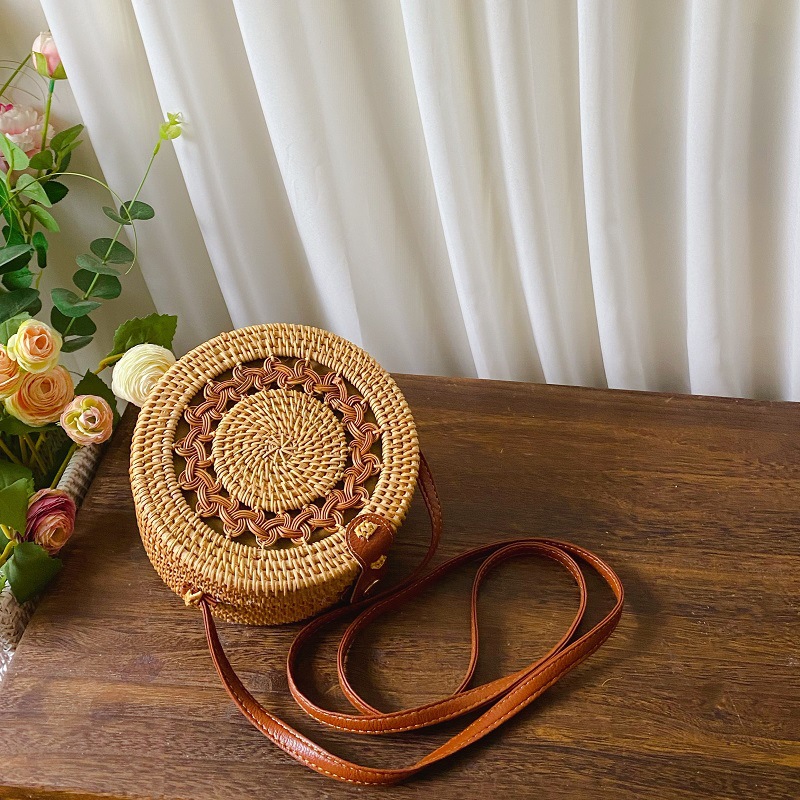 Vietnam Rattan Bag Round Woven – обзор и цена Women Bags Vietnam