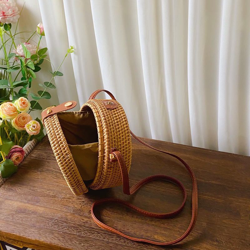 Vietnam Rattan Bag Round Woven – обзор и цена Women Bags Vietnam