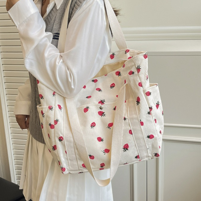 Wholesale Strawberry Corduroy  – обзор и цена Women Bags Wholesale