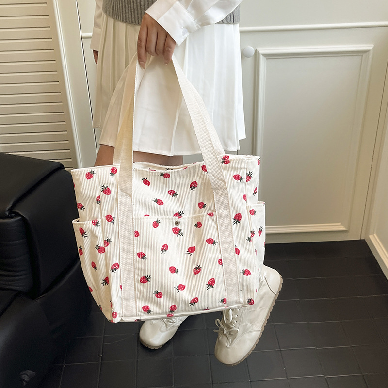 Wholesale Strawberry Corduroy  – обзор и цена Women Bags Wholesale