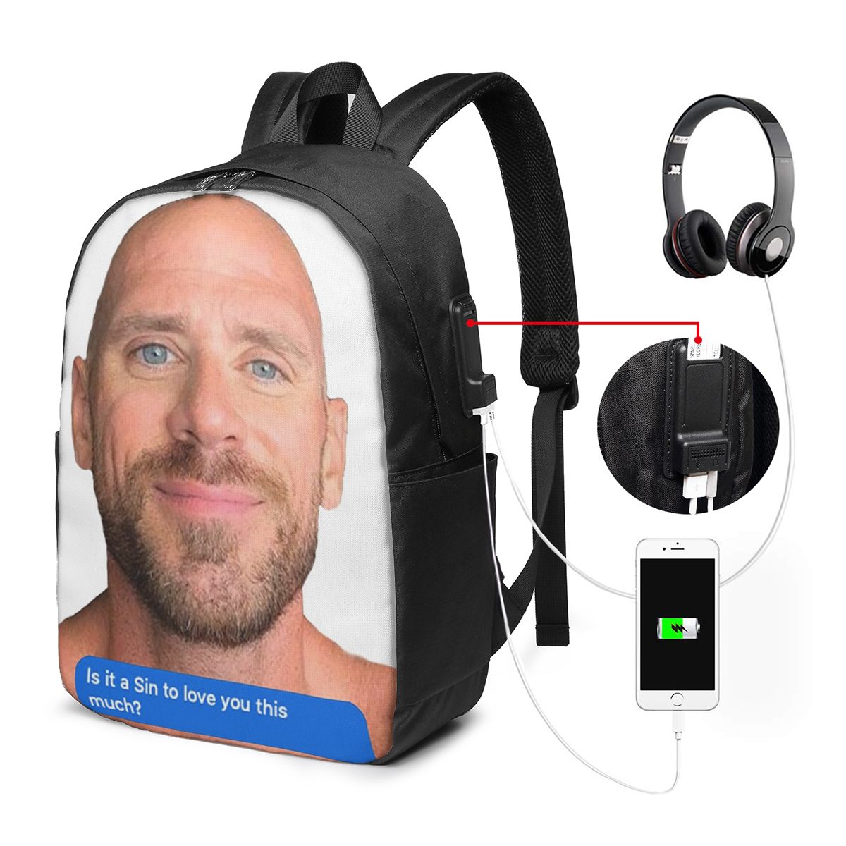 Johnny Sins Flirty Text Bubble – обзор и цена Women'S Bags Travel