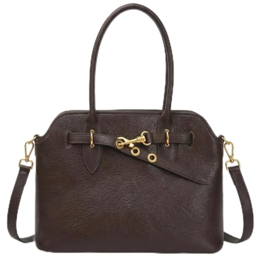 Genuine Leather Satchel Crossb – обзор и цена Top Handle Structured
