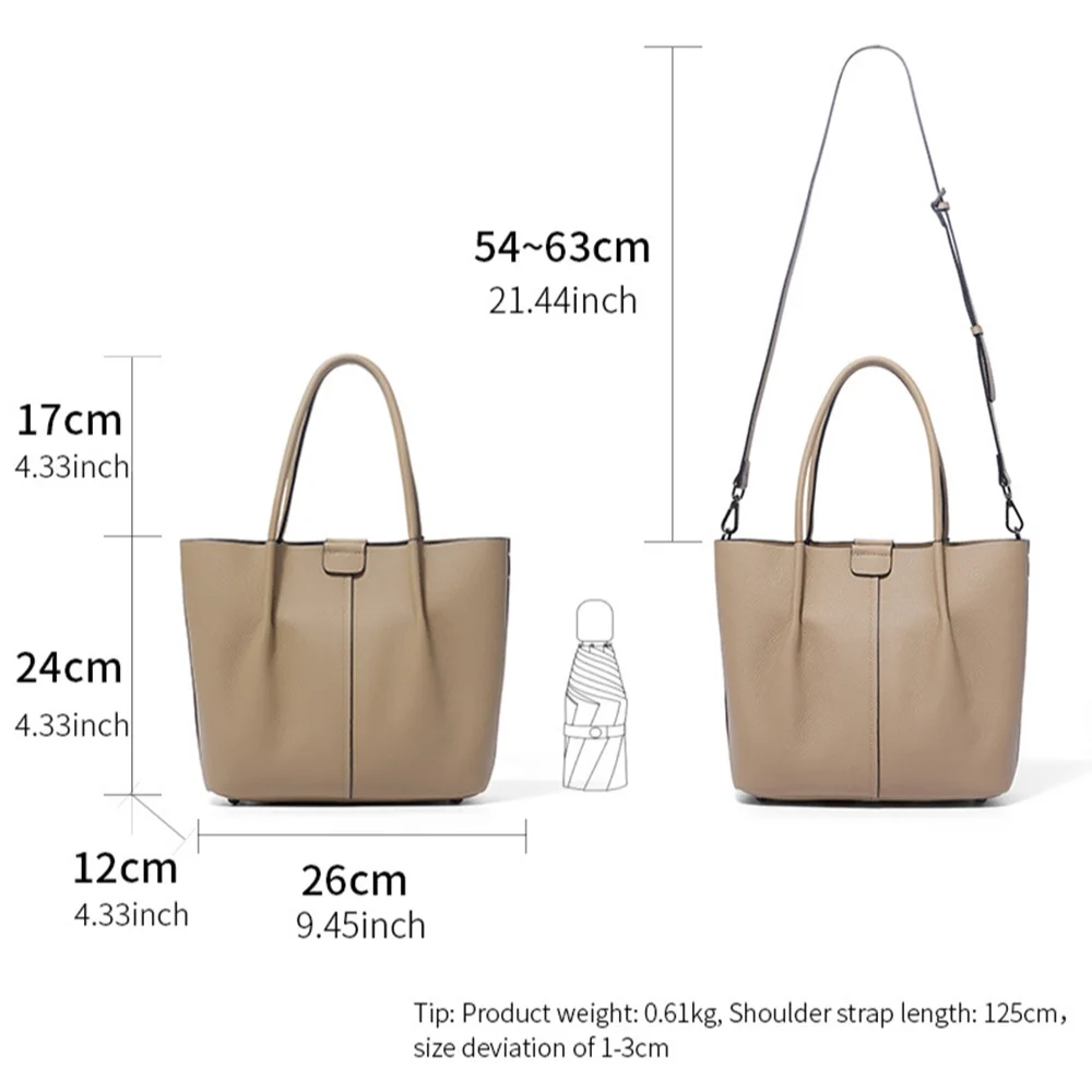 Textured Genuine Leather Handb – обзор и цена Top Handle Structured