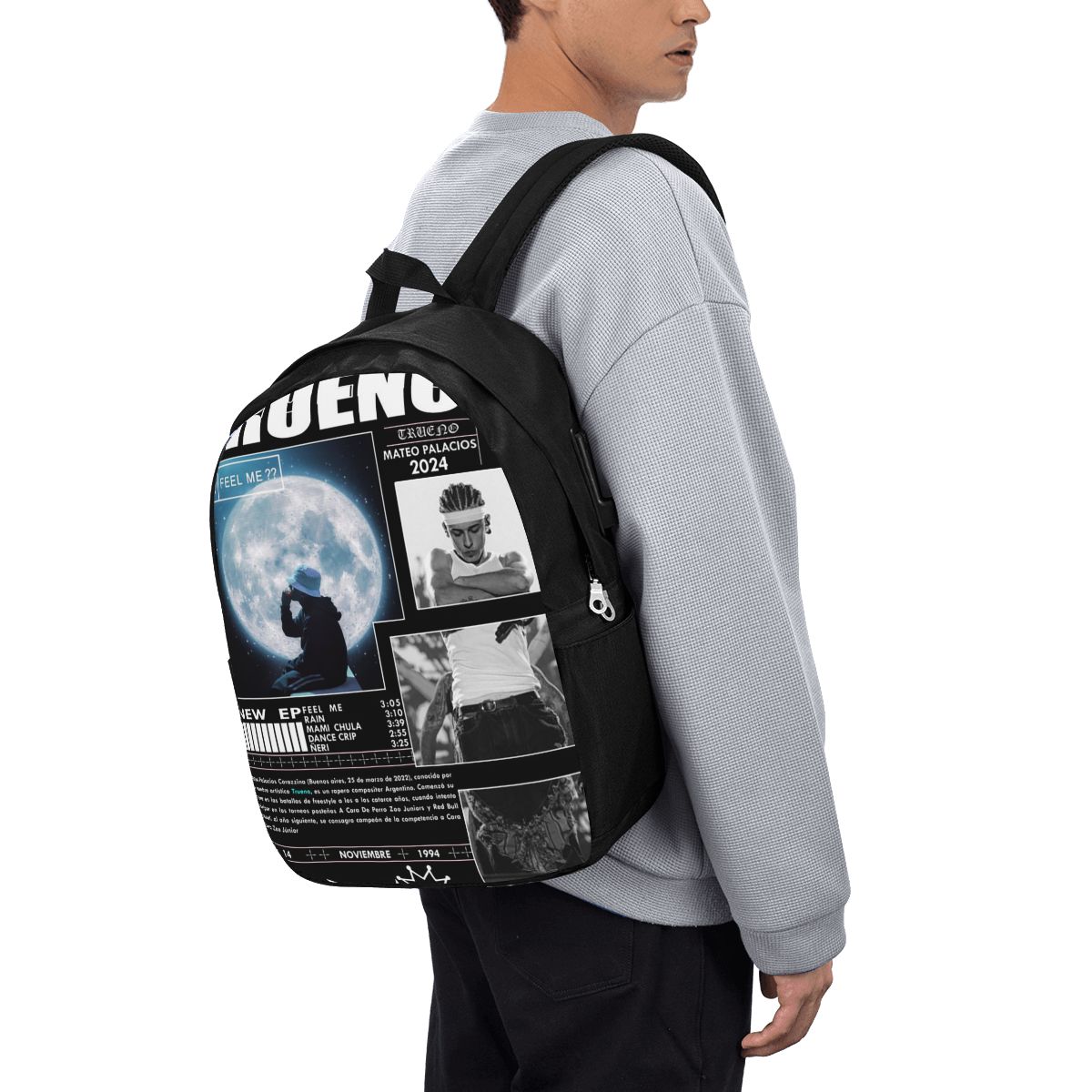 Funny Trueno Hip Hop Rapper Ba – обзор и цена Women'S Bags Travel