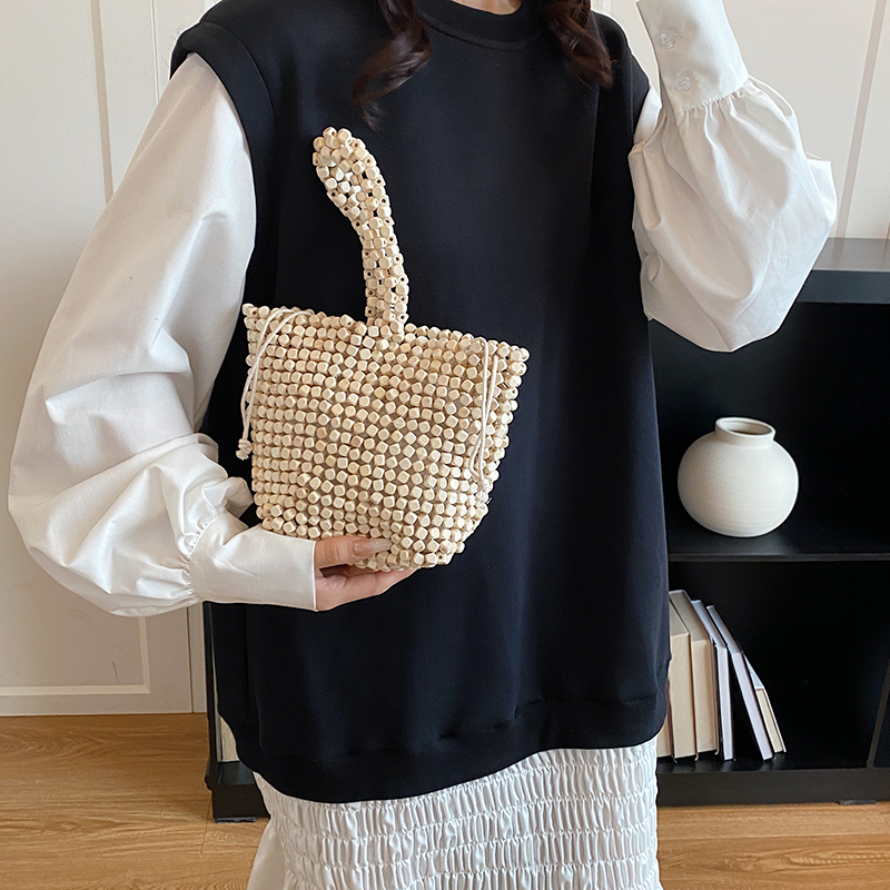 Summer Personality Wooden Bead – обзор и цена Women Hand Bags Sale