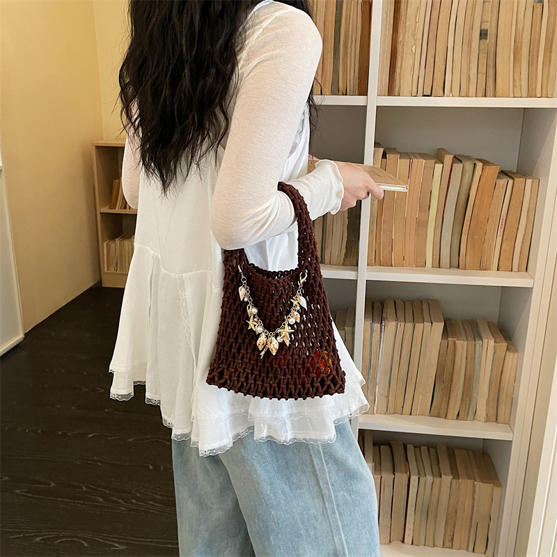 Summer Hollow Out Crochet Mesh – обзор и цена Women Hand Bags Sale